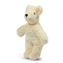 Ekologiskt mjukdjur Nalle, Vit 20 cm